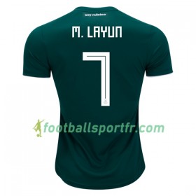 Tenue Mexique M.Layun 7 Domicile Coupe du monde 2018 Maillot de Foot